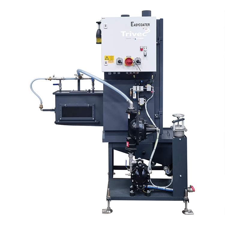 4-sided wood coating machine infeed front