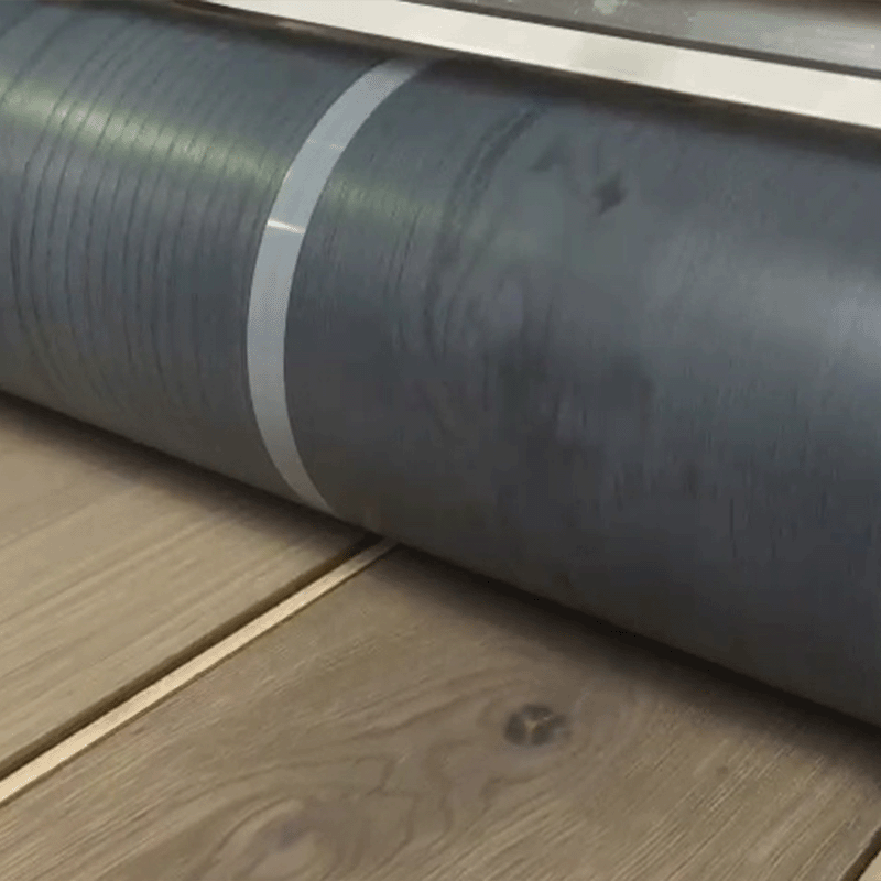 Industrial Roller Coater Close Up Working