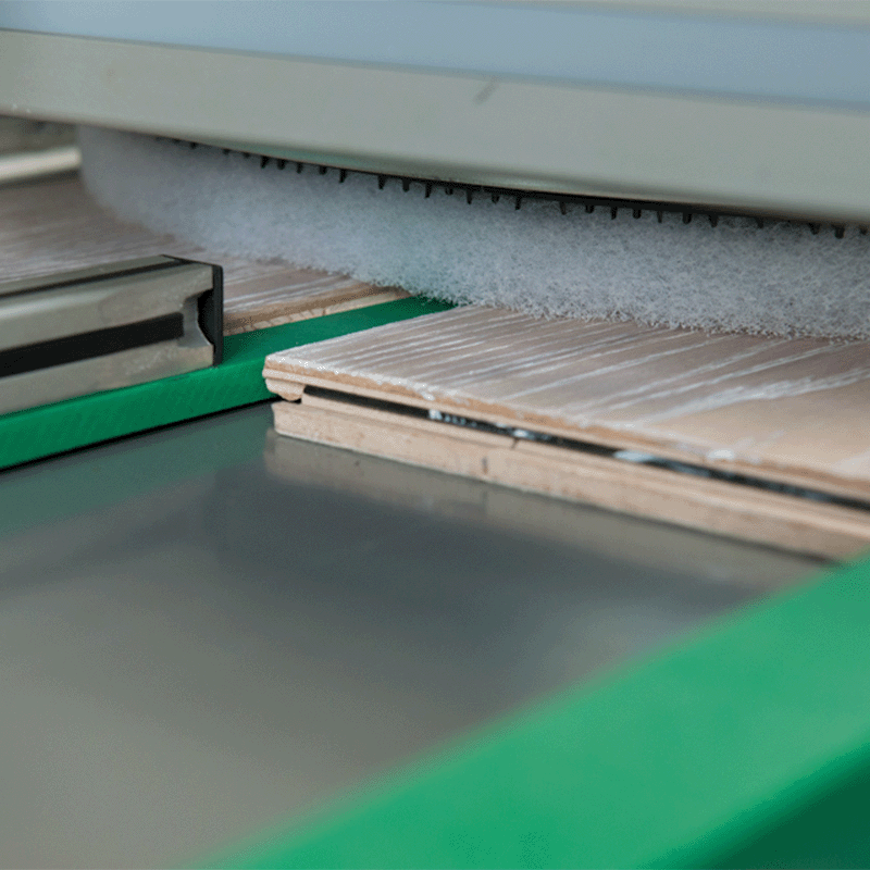 Polishing Line Planks Close Up