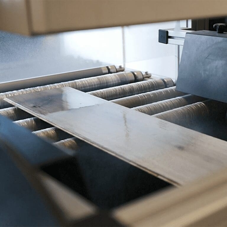 Reactive Stain Sprayer In Production Close Up 2