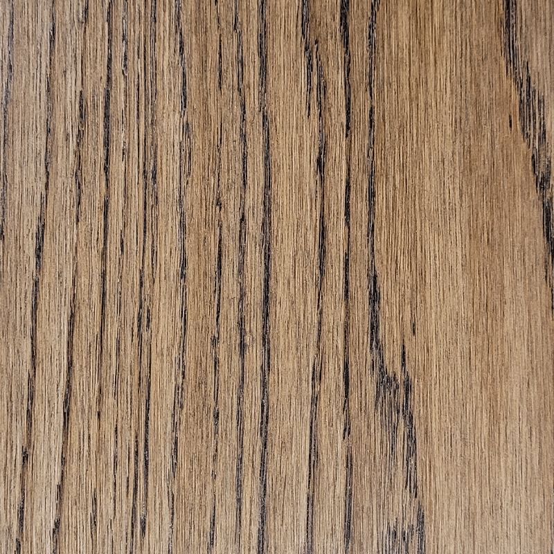 Coating into grain close up