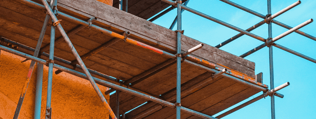 Scaffolding header