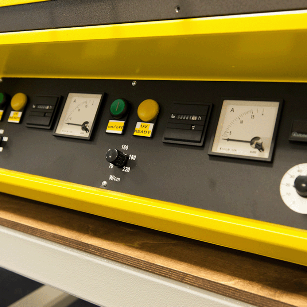 used uv dryer labo close up controls